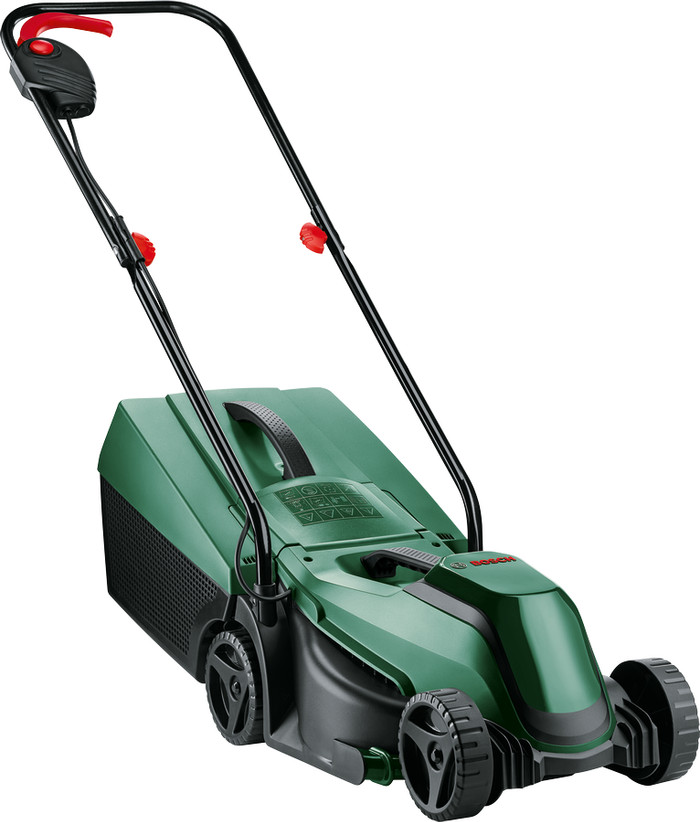 Bosch EasyMower 18 V-32-200 + Bosch EasyHedgeCut 18-45 Li + Bosch Kit de Démarrage 18 V 4,0 Ah côté droit