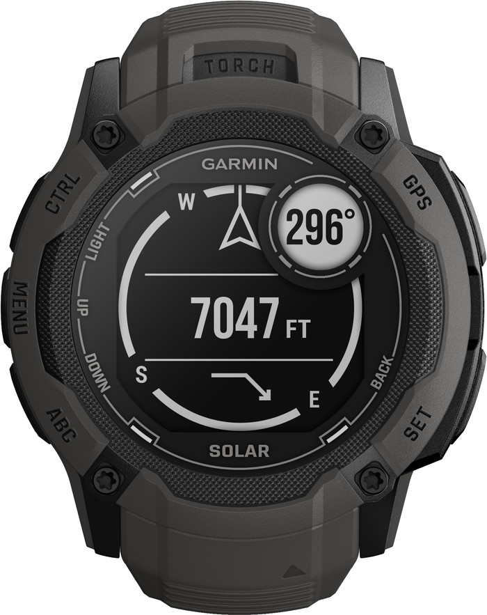Garmin Instinct 2X Solar Graphite avant