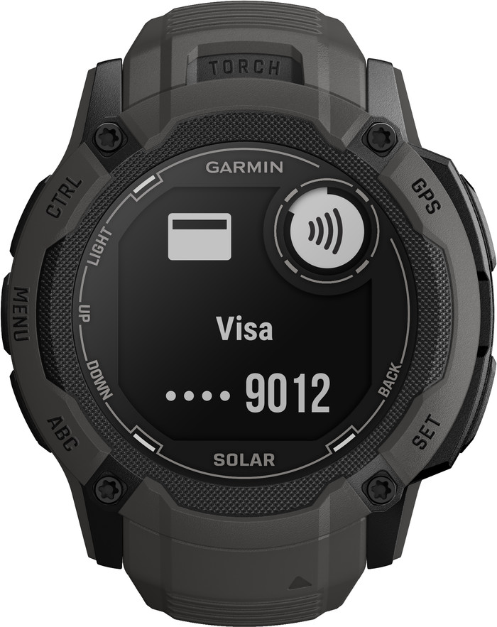 Garmin Instinct 2X Solar Graphite avant