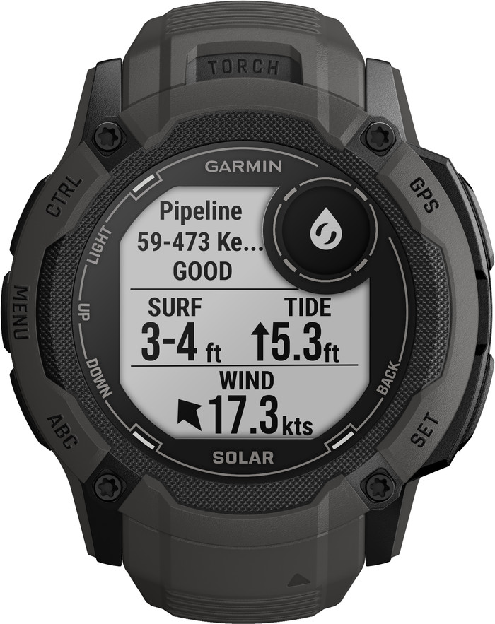 Garmin Instinct 2X Solar Graphite avant