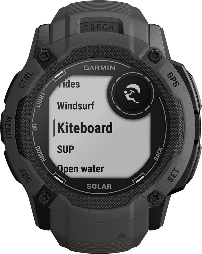 Garmin Instinct 2X Solar Graphite avant