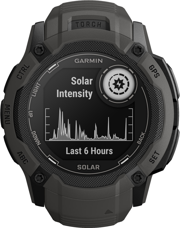 Garmin Instinct 2X Solar Graphite avant