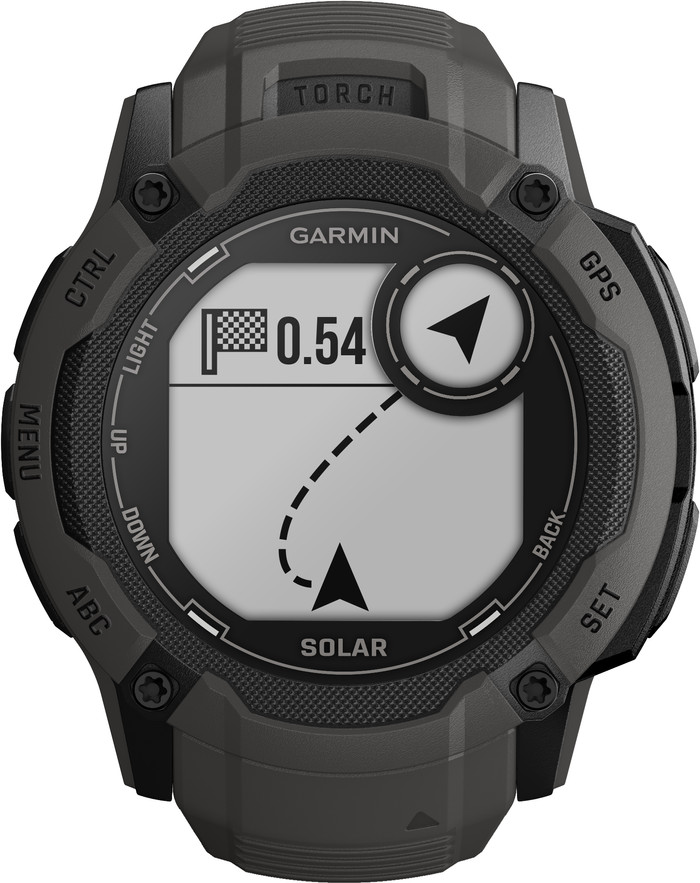 Garmin Instinct 2X Solar Graphite avant