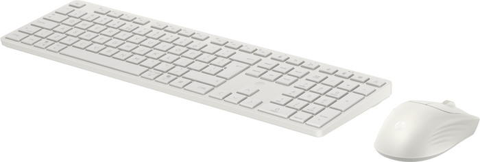 HP 490C Multi-Device Dual-Mode Toetsenbord en Muis Wit AZERTY rechterkant