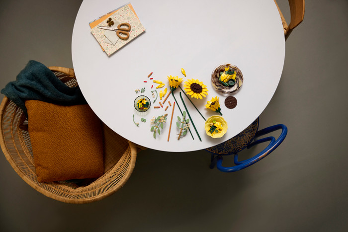 LEGO Botanicals - Le Bouquet de Tournesols 11502 produit à l'usage