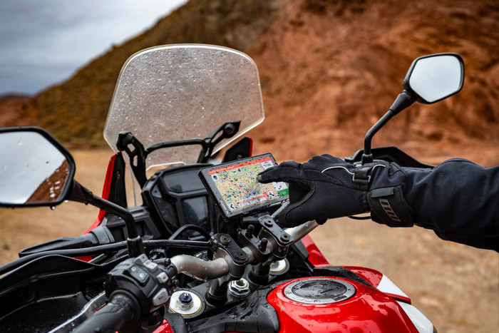 Garmin Zumo XT2 Motor Europa product in gebruik