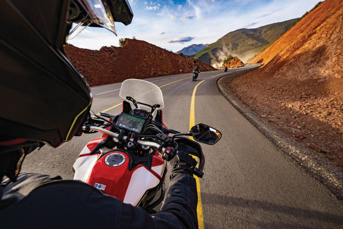 Garmin Zumo XT2 Motor Europa product in gebruik