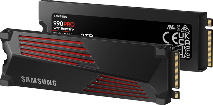 Samsung 990 Pro 2TB Heatsink NVMe SSD null