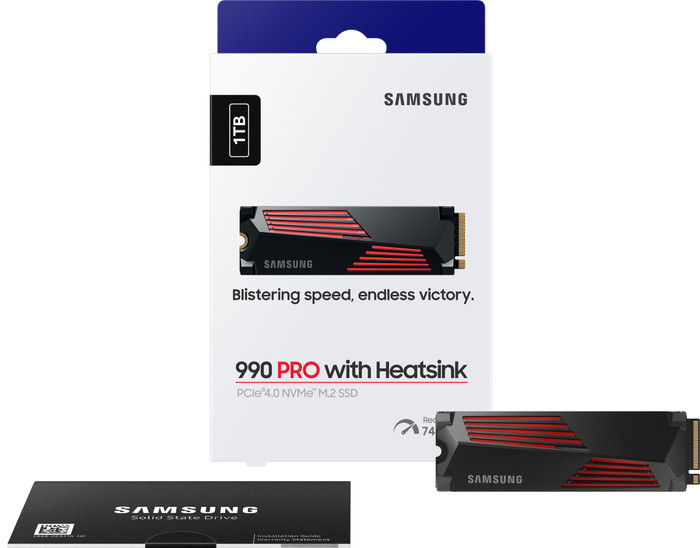 Samsung 990 Pro 1 To Dissipateur Thermique NVMe SSD null