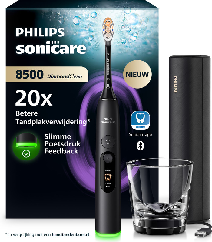 Philips Sonicare Series 8500 HX8513/12 Zwart Main Image
