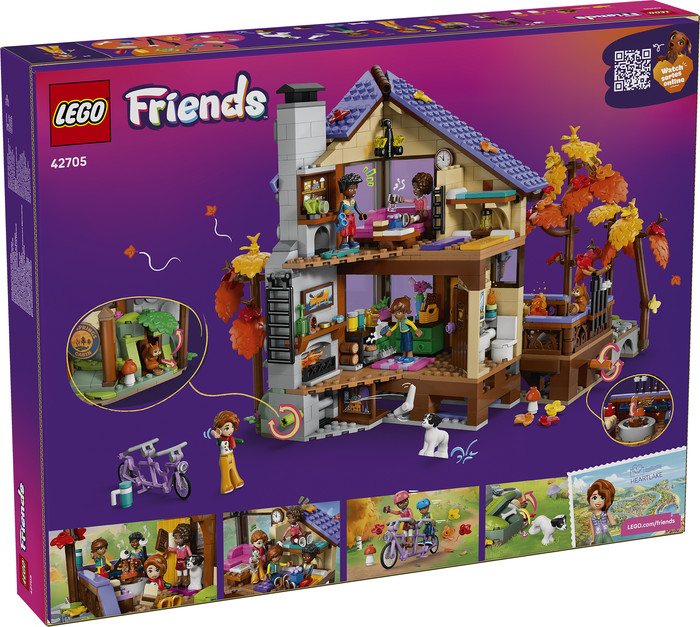LEGO Friends Gezellige Boshut in de Herfst 42705 verpakking