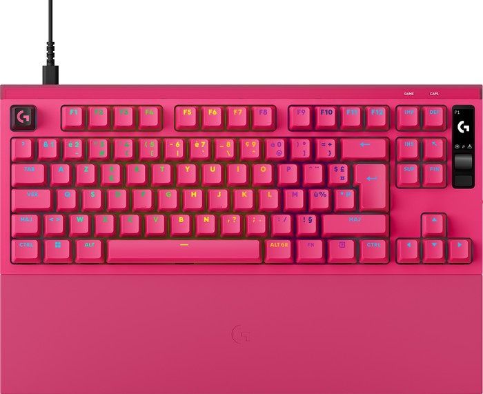 Logitech G PRO X2 RAPID TKL Gaming Toetsenbord Roze Azerty Main Image