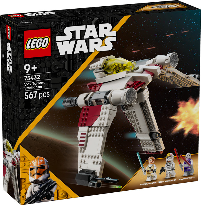 LEGO Star Wars V-19 Torrent Starfighter 75432 packaging