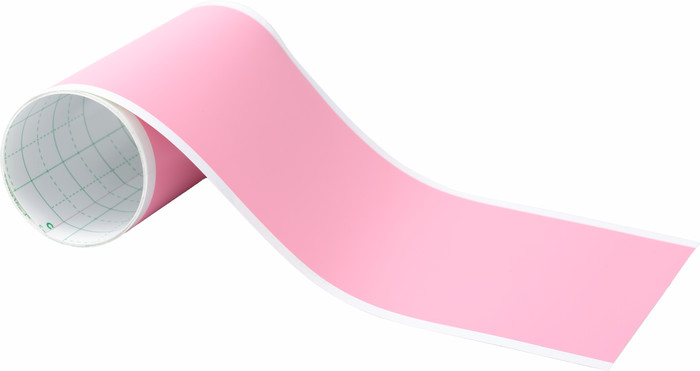 Cricut Smart Vinyl Permanent Joy Mat Rose Clair 14x122 cm côté gauche