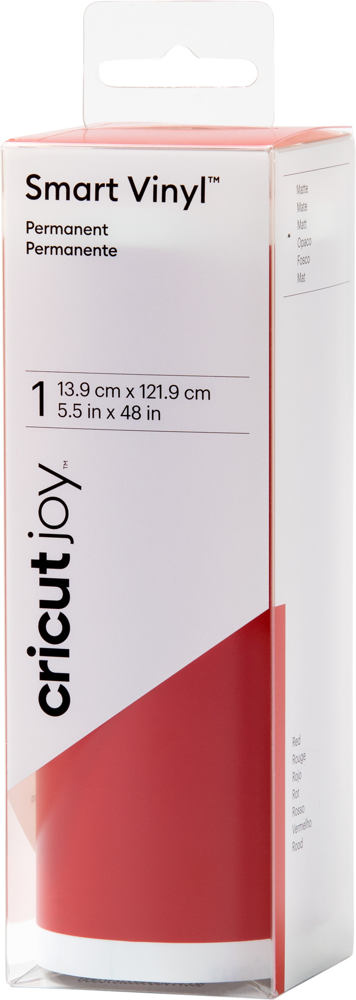 Cricut Smart Vinyl Permanent Joy Mat Rouge 14x122 cm Main Image