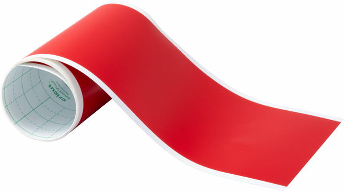 Cricut Smart Vinyl Permanent Joy Mat Rouge 14x122 cm côté gauche