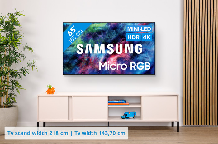 Samsung Micro RGB 65 inches R95H (2026) + Samsung HW-Q600H (2026) visual Coolblue 1