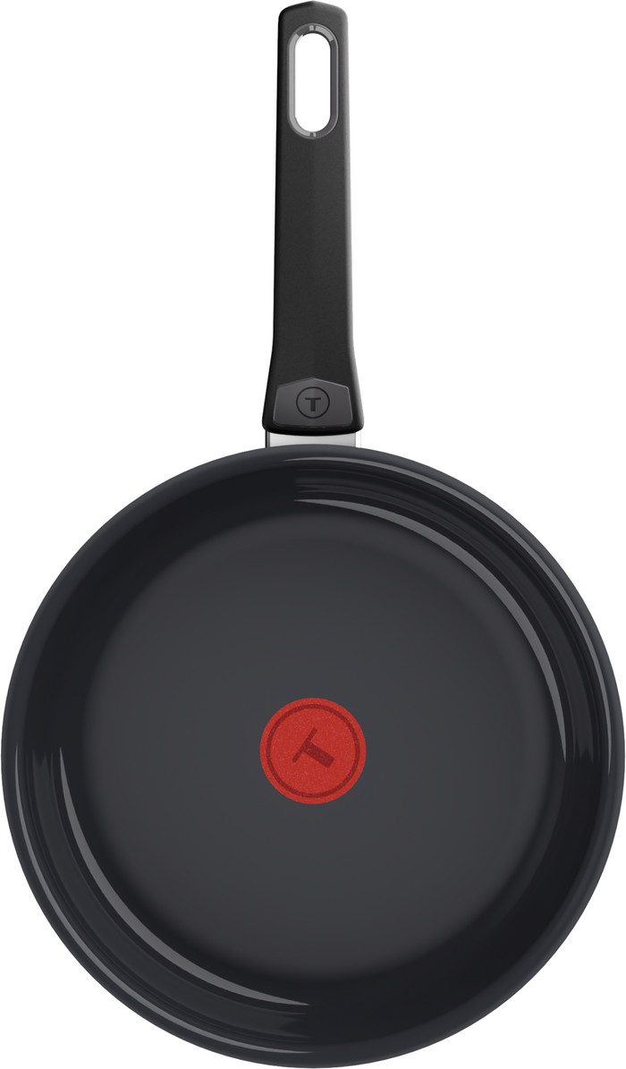 Tefal Ceramic Control Grey Koekenpan 24 cm bovenkant