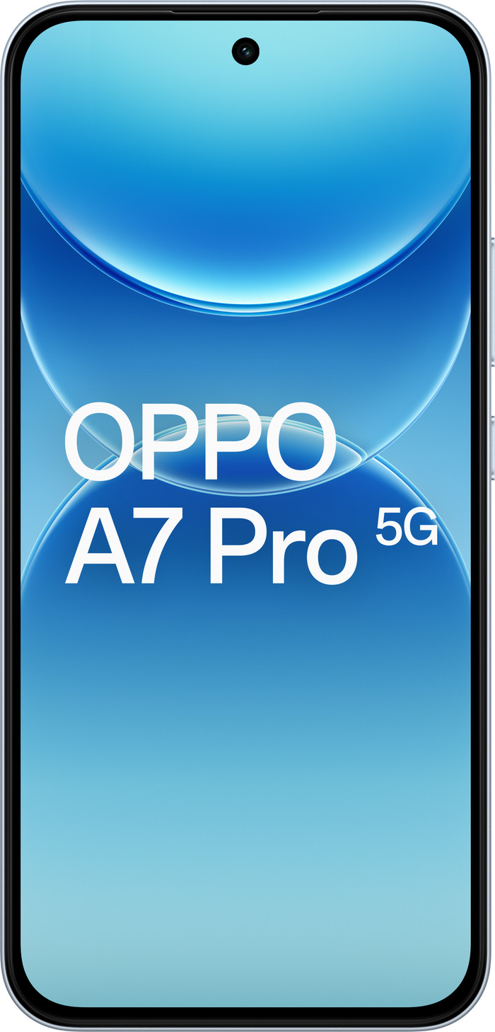 OPPO A7 Pro 256GB Blauw 5G voorkant