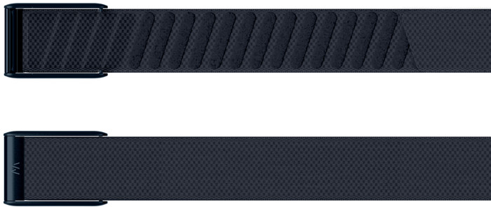 WHOOP 5.0 SuperKnit Luxe Band Dark Blue front