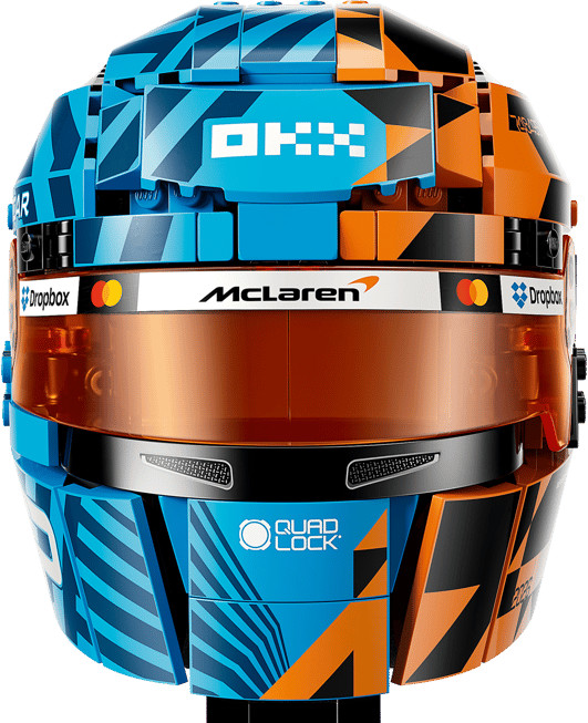 LEGO Editions - McLaren Mastercard F1 Team Casque d'Oscar Piastri 43017 avant