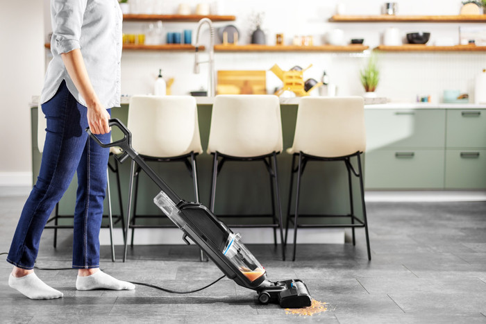 Bissell CrossWave HF2 Pro product in gebruik