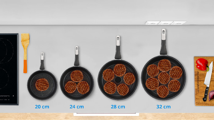 Tefal Renew On Ceramic High-Sided Skillet 24cm Black visual Coolblue 1