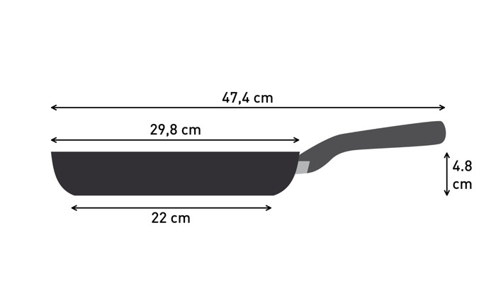 Tefal Renew On Ceramic Frying Pan Set 24cm + 28cm Black null