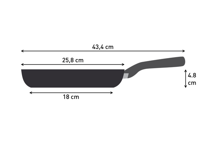 Tefal Renew On Ceramic Frying Pan Set 24cm + 28cm Black null