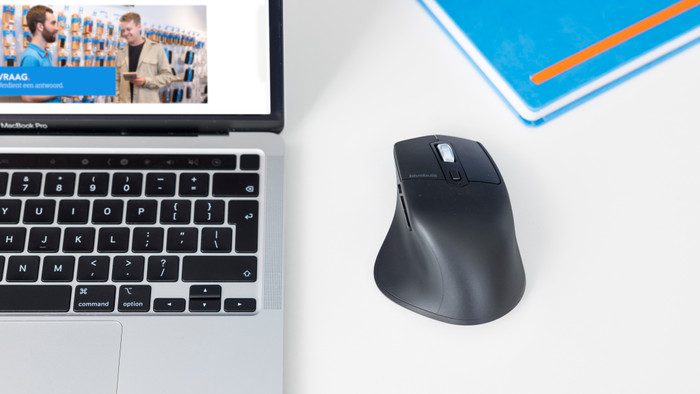 BlueBuilt Clavier Bluetooth Pro AZERTY + Imperium Souris Ergonomique Bluetooth produit à l'usage