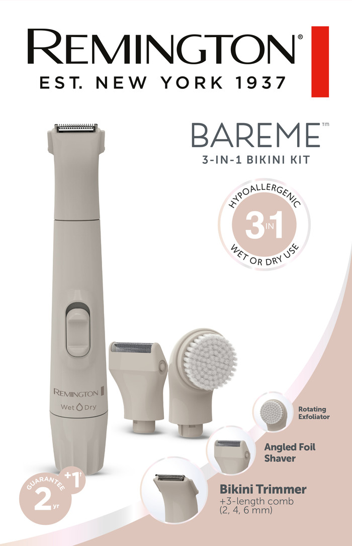 Remington BareMe 3-en-1 Bikini Kit WPG310 emballage