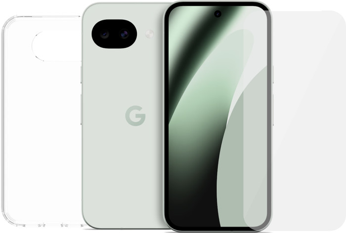 Google Pixel 10a 128 Go Vert Clair 5G + Pack d'Accessoires de Base Main Image