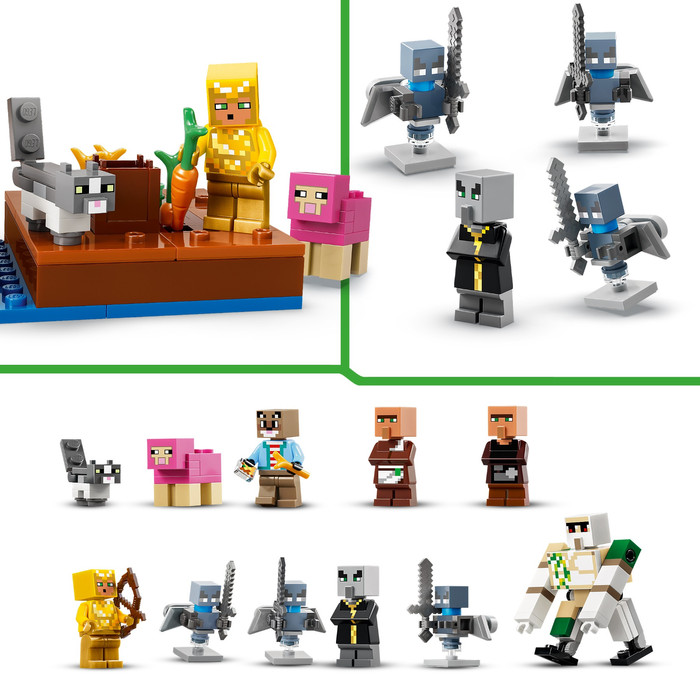 LEGO Minecraft - L'Évocateur à l'Attaque du Village 21596 visuel fournisseur
