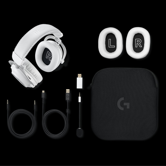 Logitech G PRO X 2 LIGHTSPEED Wireless Gaming Headset White null