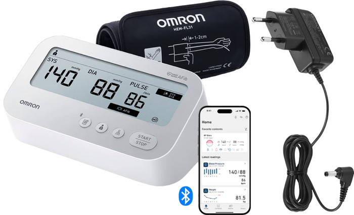 Omron X4 Connect AFib + Adapter Main Image