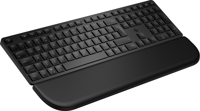 HP 580K Multi-Device Dual-Mode Toetsenbord met polssteun AZERTY linkerkant