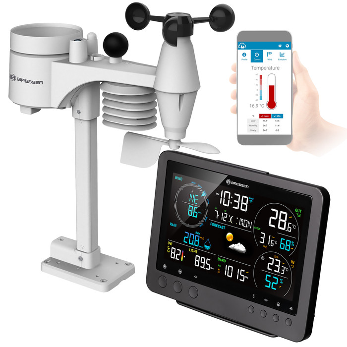 Bresser Professioneel Wifi Weerstation 8-in-1 Bise Main Image