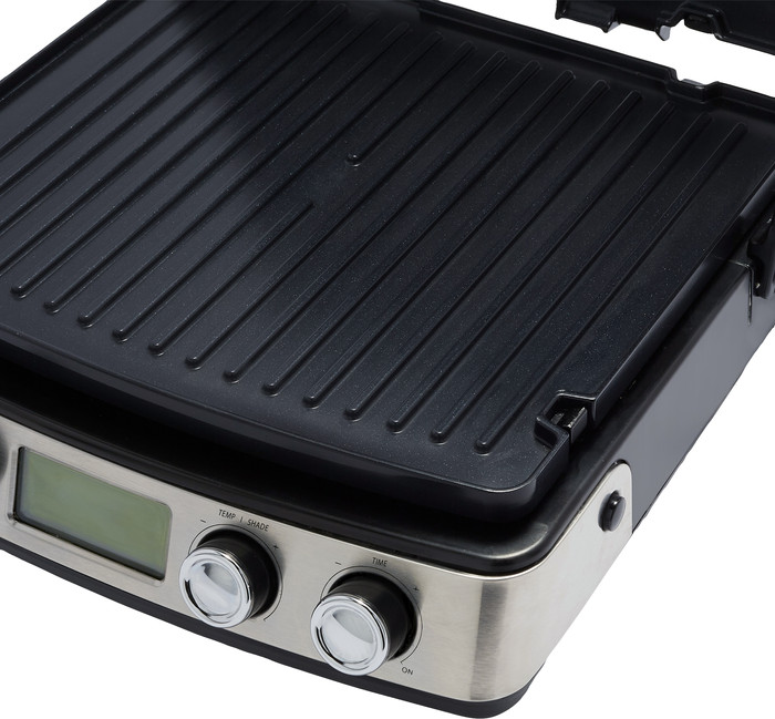GreenPan Elite Contactgrill Zwart binnenkant