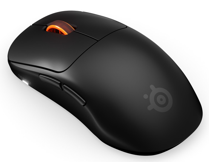 SteelSeries Sensei Pro WL Draadloze Gaming Muis Zwart linkerkant