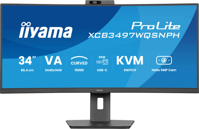 Iiyama Prolite XCB3497WQSNPH-B1 voorkant