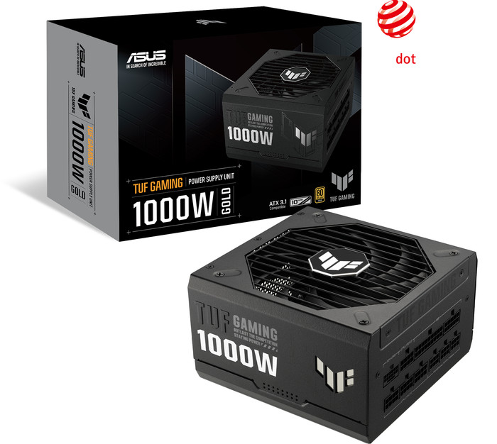 ASUS TUF Gaming 1000W Gold verpakking