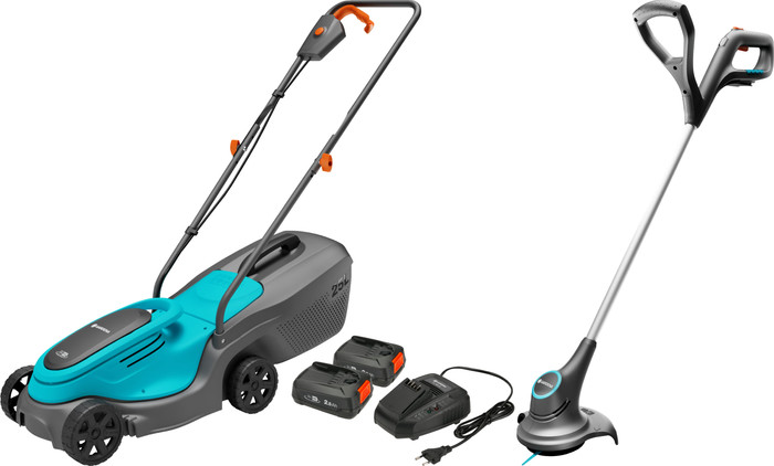 Gardena PowerMax 30/18V P4A + Gardena SmallCut 23/18V P4A incl. 2.5Ah Battery (2x) Main Image
