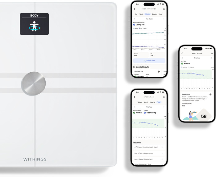 Withings Body Comp Blanc null