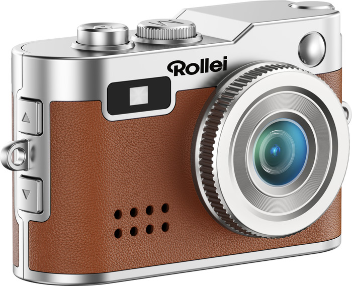 Rollei Mini Digitale Camera Bruin bovenkant