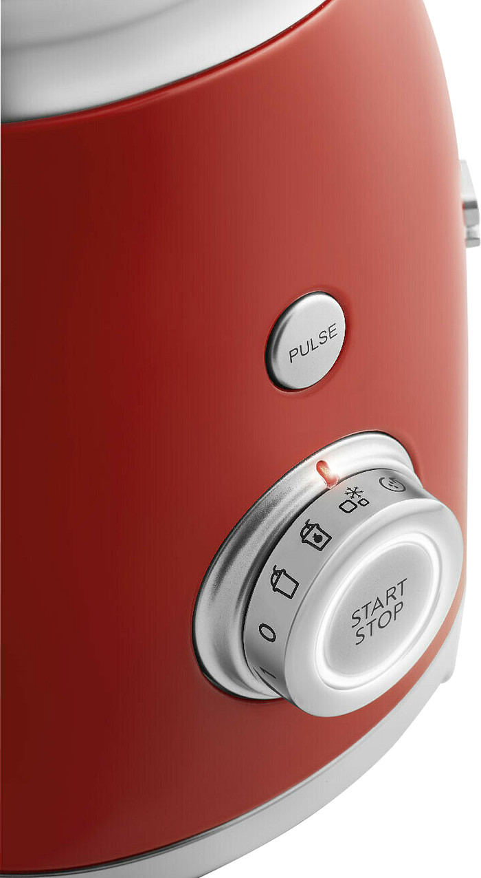 SMEG BLF03RDEU Rood detail