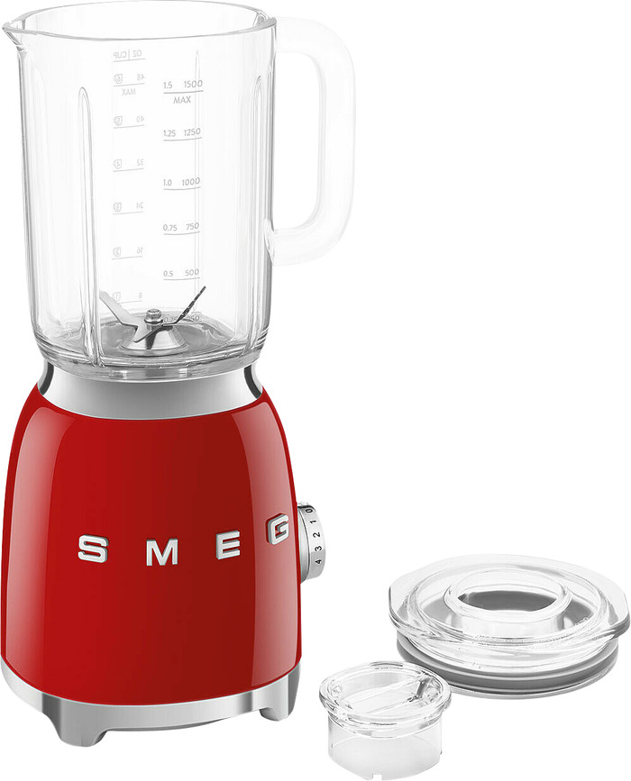 SMEG BLF03RDEU Rood linkerkant