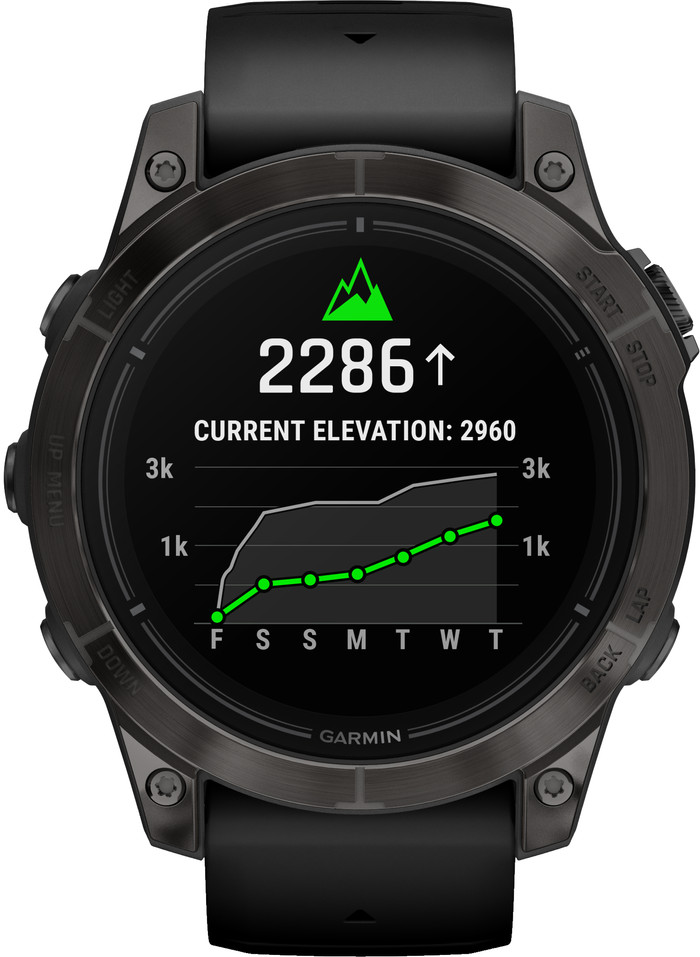 Garmin Epix Pro Zwart 47mm voorkant