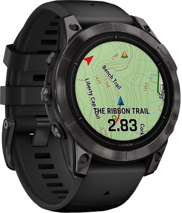 Garmin Epix Pro Zwart 47mm linkerkant