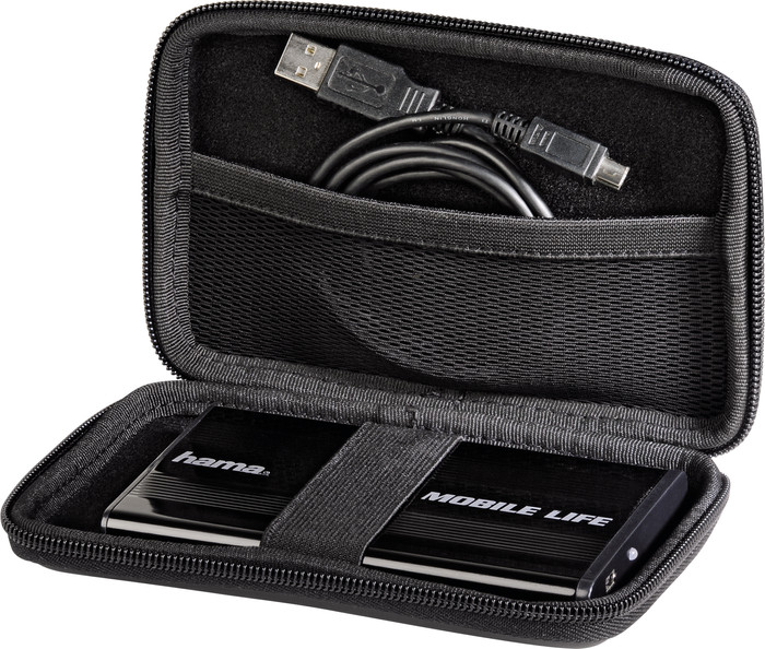 Hama 2.5-inch HDD Case Eva Black product in use