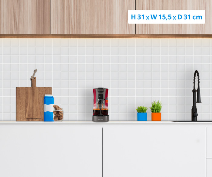 Philips Senseo Select CSA230/90 Red visual Coolblue 1